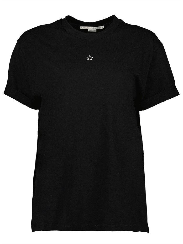 T-shirt T-shirt étoile Stella McCartney Nero Femme