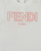 Vêtements T-shirt Fendi Roma Fendi Beige Enfants
