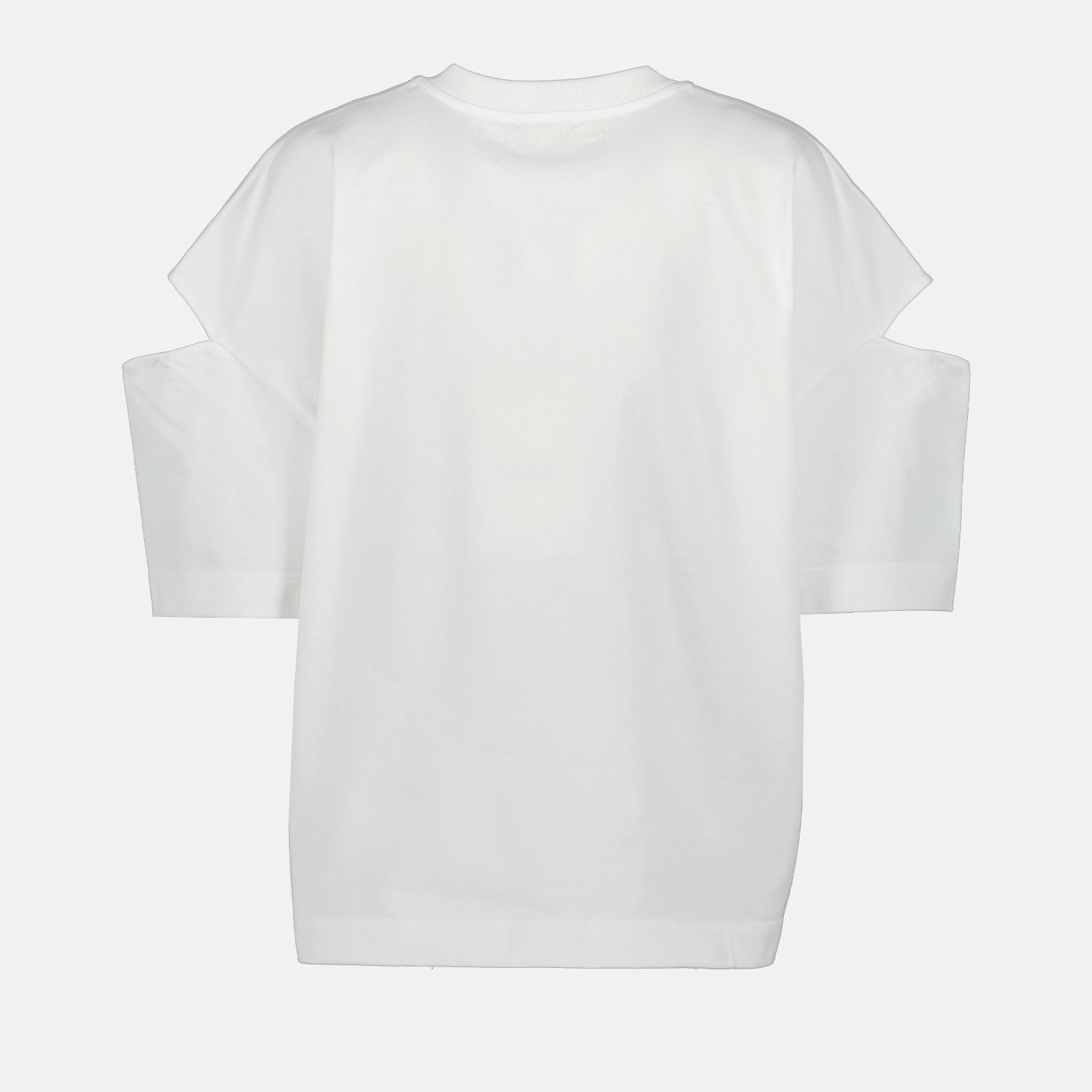 Tシャツ オーバーサイズ スプリット T シャツ Alexander McQueen 白 女性