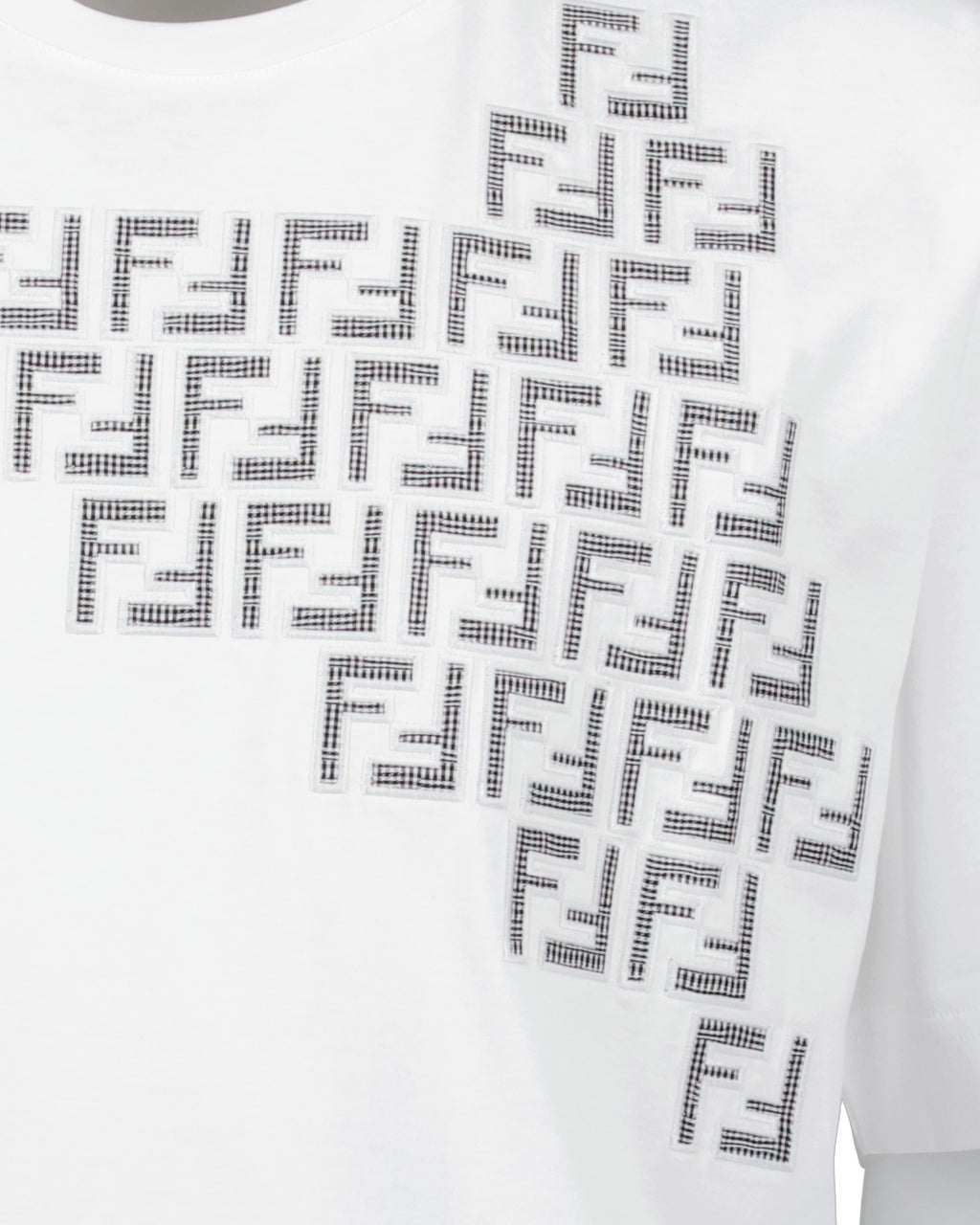 T-Shirts T-shirt FF Fendi Weiß Homme