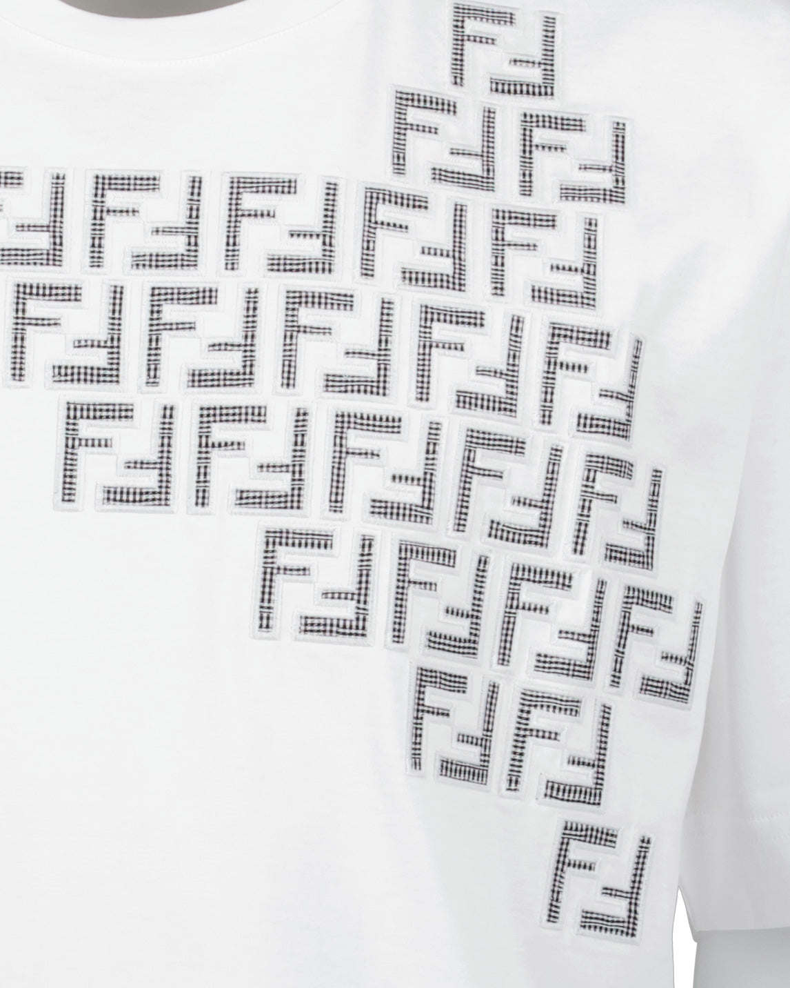 T-Shirts T-shirt FF Fendi Weiß Homme