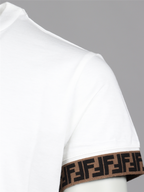 Vêtements T-shirt FF Fendi Blanc Enfants