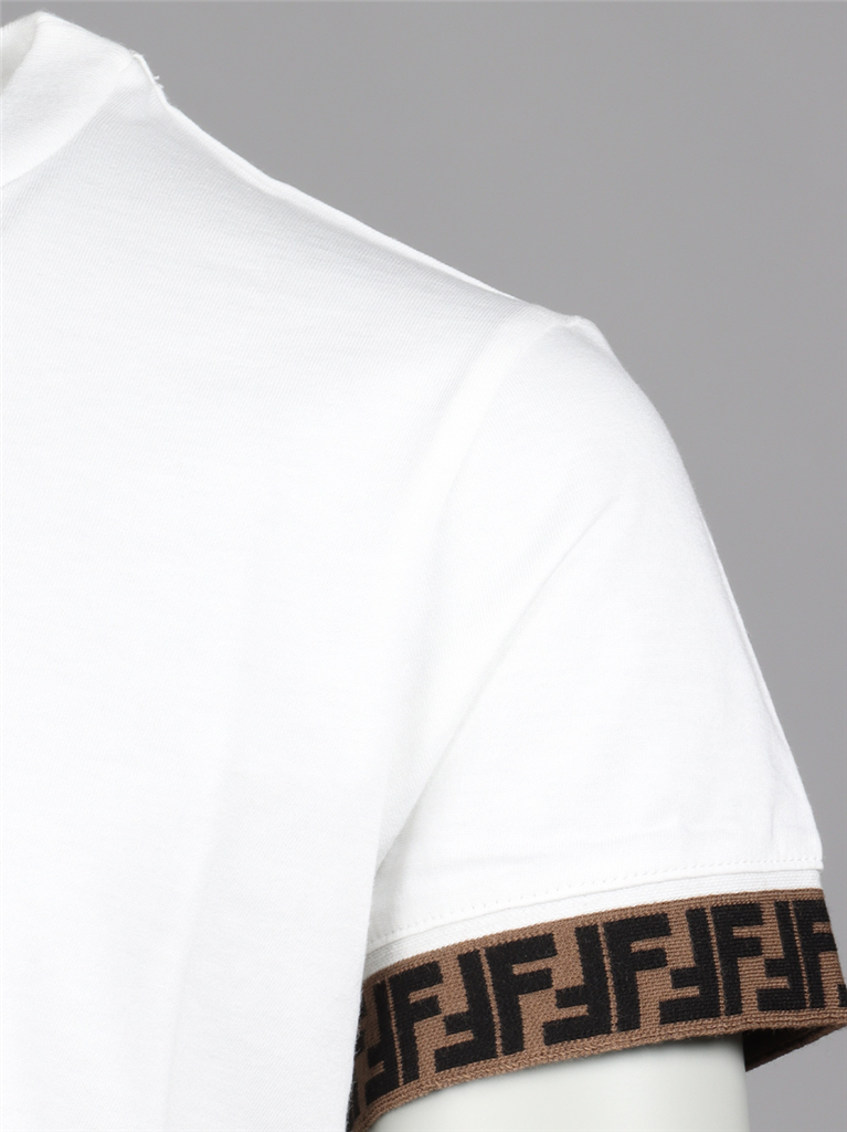 Vêtements T-shirt FF Fendi Blanc Enfants