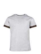 Prendas T-shirt FF Fendi Gris Niños