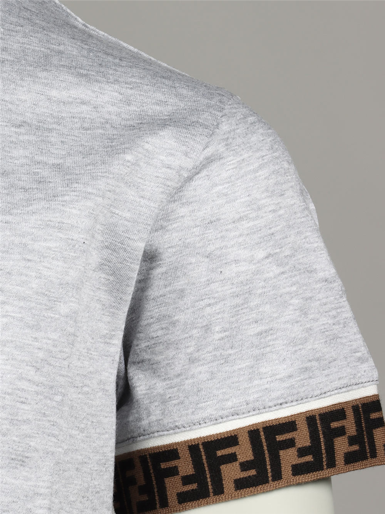 Prendas T-shirt FF Fendi Gris Niños