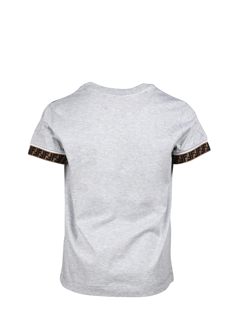 Prendas T-shirt FF Fendi Gris Niños