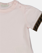 Abbigliamento T-shirt FF Fendi Rosa Bambini