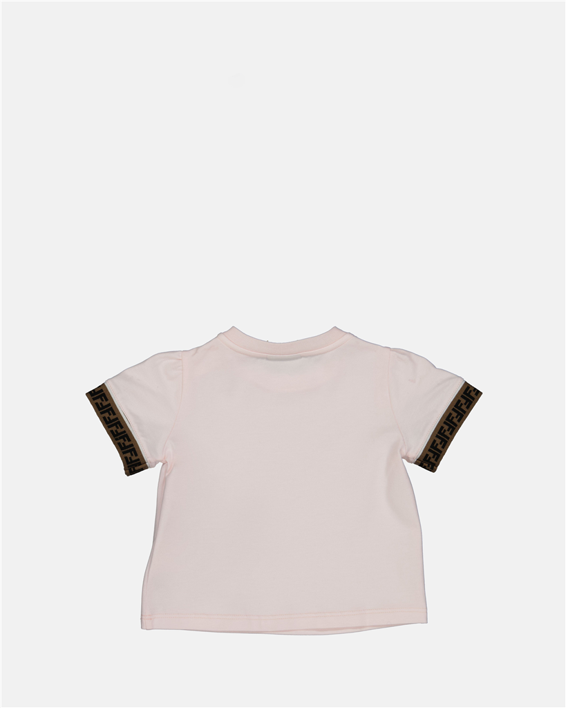 Abbigliamento T-shirt FF Fendi Rosa Bambini