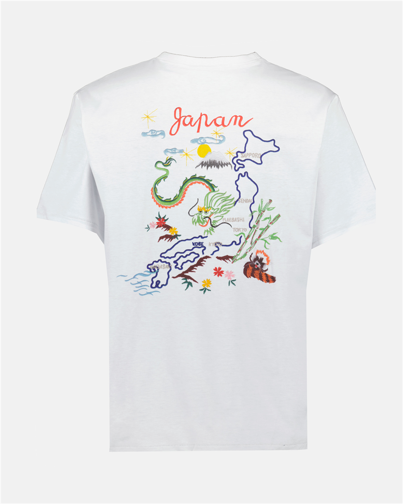 T-shirts T-shirt France-Japan Kenzo Blanc Homme
