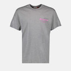 Camisetas T-shirt Graffiti Alexander McQueen Gris Homme