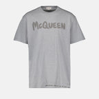 T shirt Graffiti gris