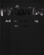 T-shirt T-shirt Graffiti Alexander McQueen Nero Homme