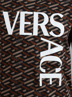 의류 T-shirt Greca à logo Versace 갈색 어린이들