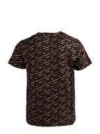 의류 T-shirt Greca à logo Versace 갈색 어린이들