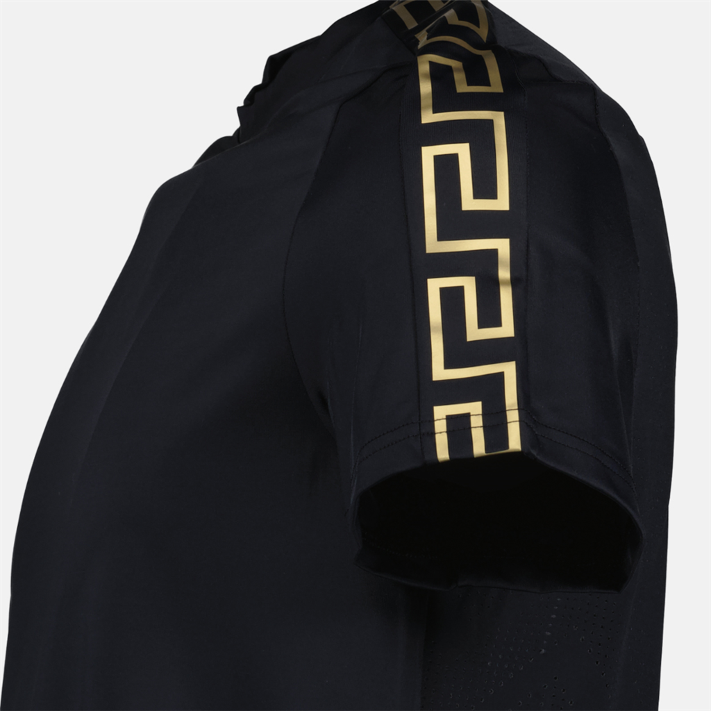 Camisetas T-shirt Greca Versace Preto Homme