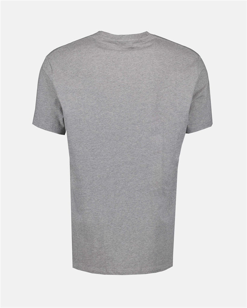 T-Shirts T-shirt à logo bande Alexander McQueen Grau Homme