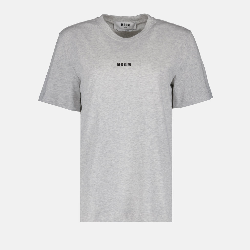 T-shirts T-shirt à logo MSGM Gris Femme
