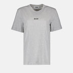 T-shirts T-shirt à logo MSGM Gris Femme