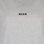 T-shirts T-shirt à logo MSGM Gris Femme