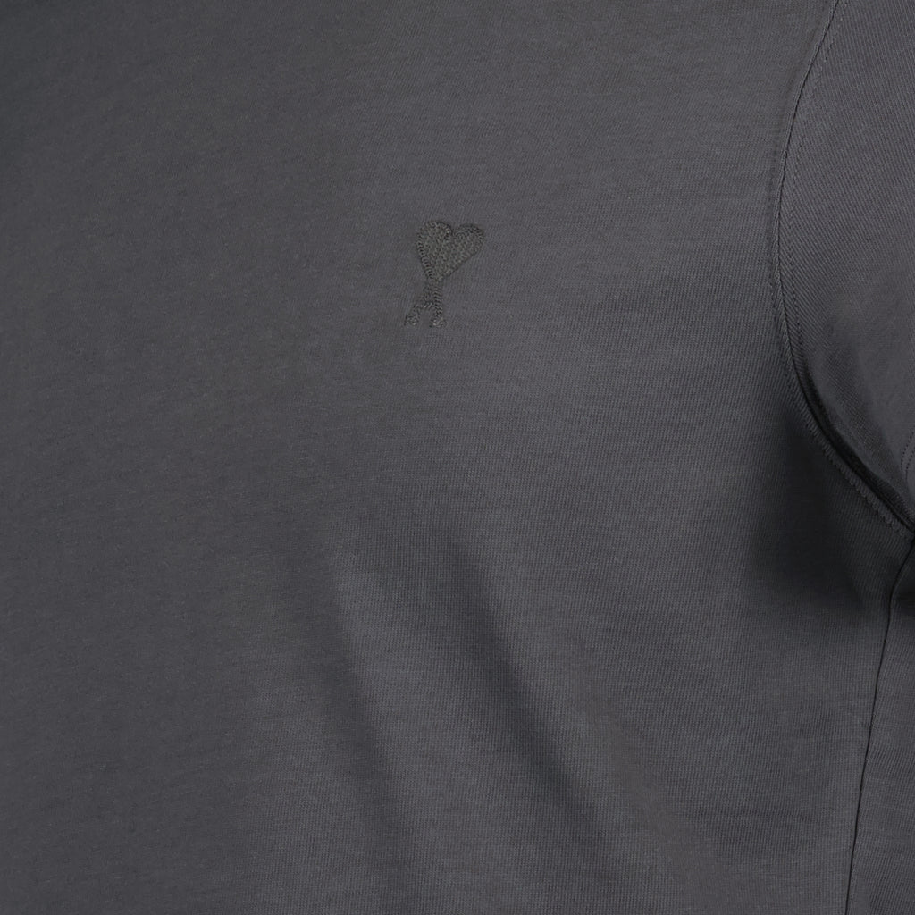 Camisetas T-shirt Ami de Coeur Ami PARIS Gris Unisexo