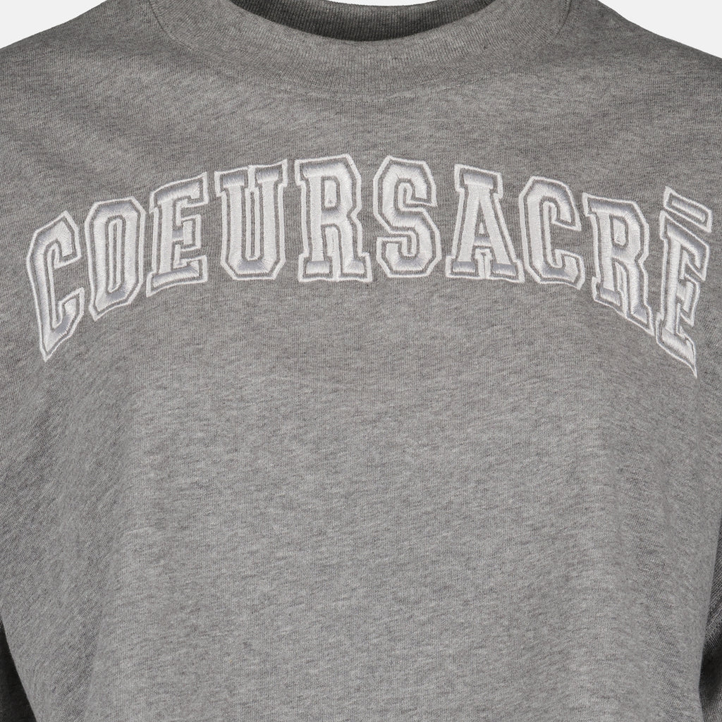 티셔츠 T-shirt Coeur sacré Ami PARIS 회색 Femme