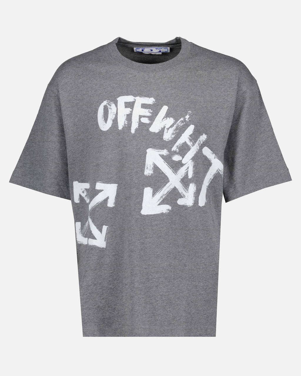 티셔츠 T-shirt Paint Script Off-White 회색 Homme