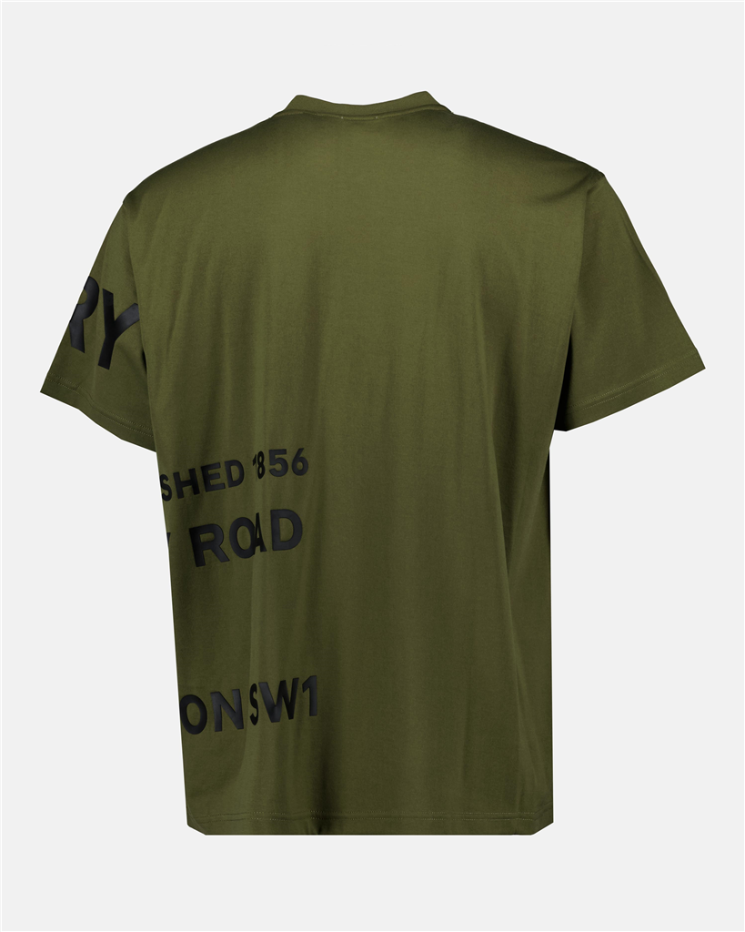 T-Shirts T-shirt Harlford Burberry Grün Homme