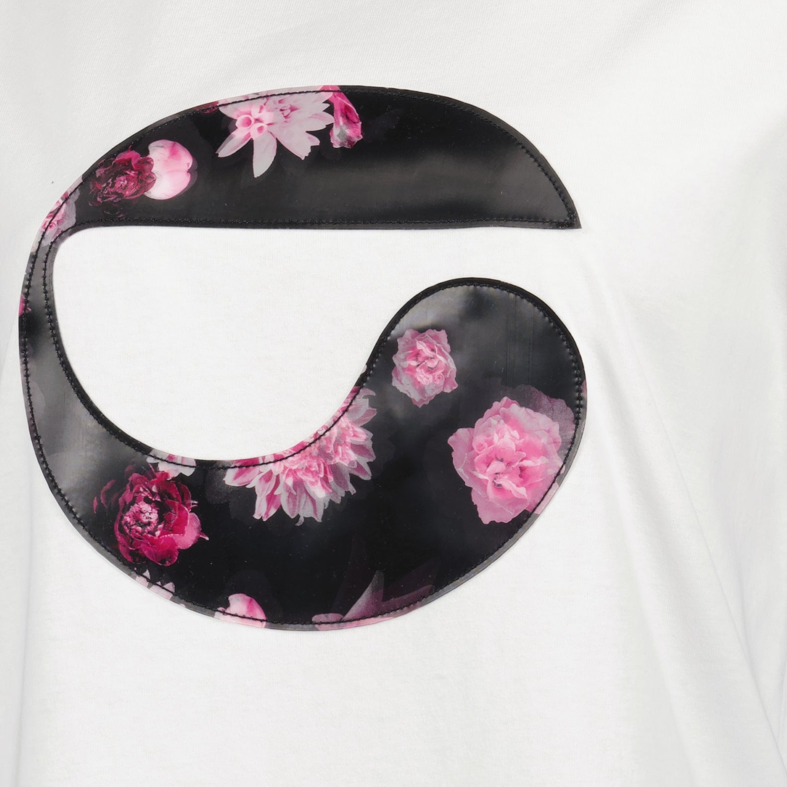 Camisetas T-shirt holographique Boxy Coperni Branco Femme