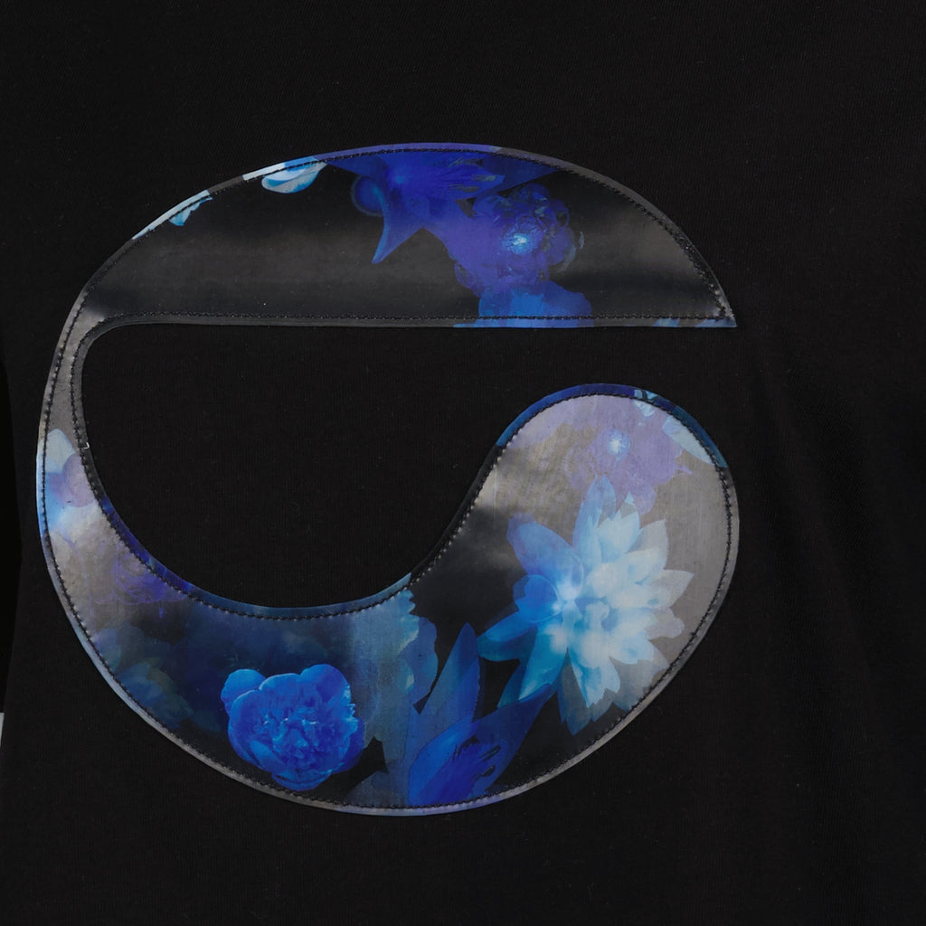 T-Shirts Holographisches Boxy-T-Shirt Coperni Schwarz Femme