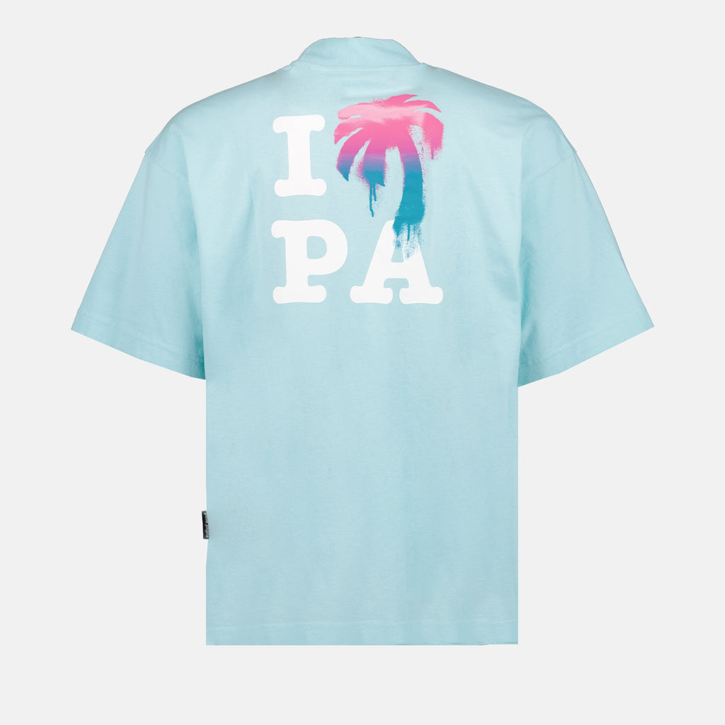 T-shirts T-shirt I Love PA Palm Angels Bleu Femme