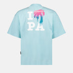 T-shirts T-shirt I Love PA Palm Angels Bleu Femme
