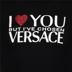 T-shirts T-shirt I ♡ You Versace Noir Femme
