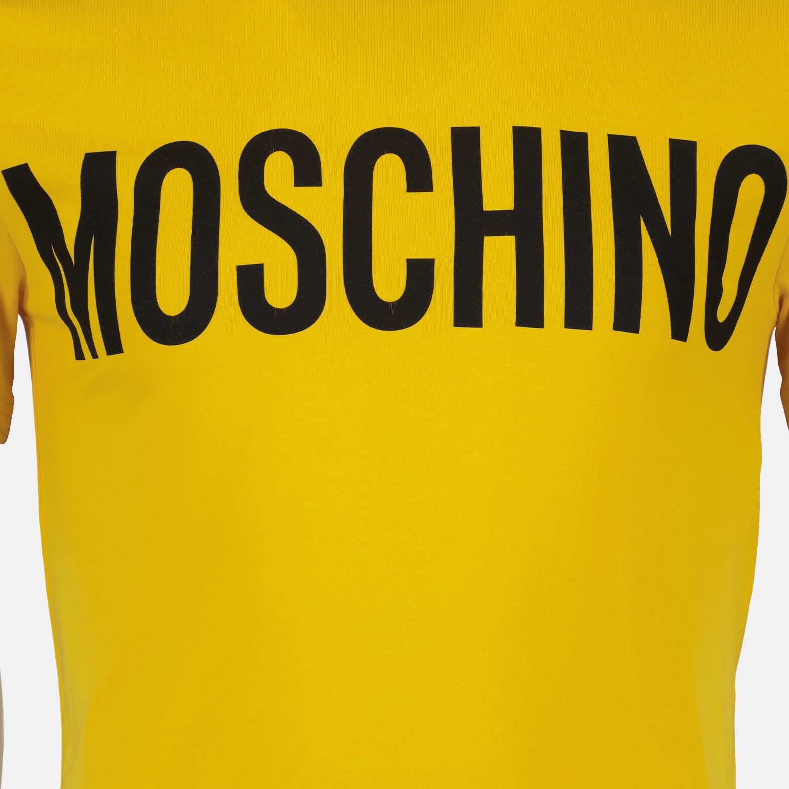 Camisetas T-shirt à logo Moschino Amarelo Homme
