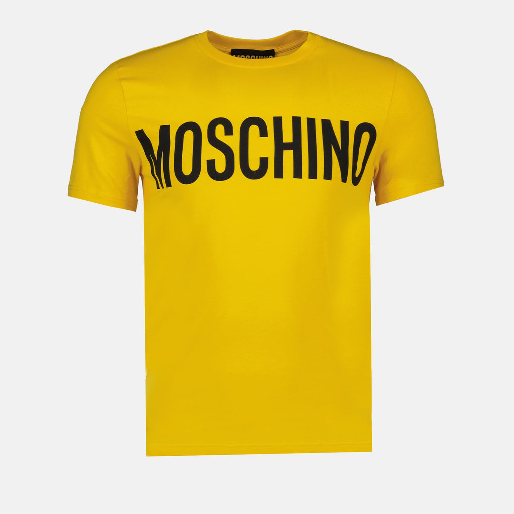 Camisetas T-shirt à logo Moschino Amarelo Homme