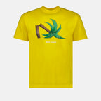 티셔츠 T-shirt Broken Palm Palm Angels 노란색 Homme