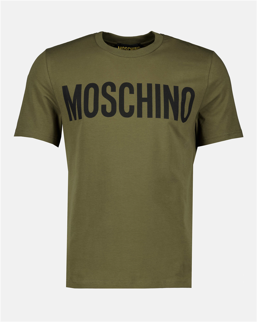 T-shirt imprimé logo Moschino pour Homme Vert