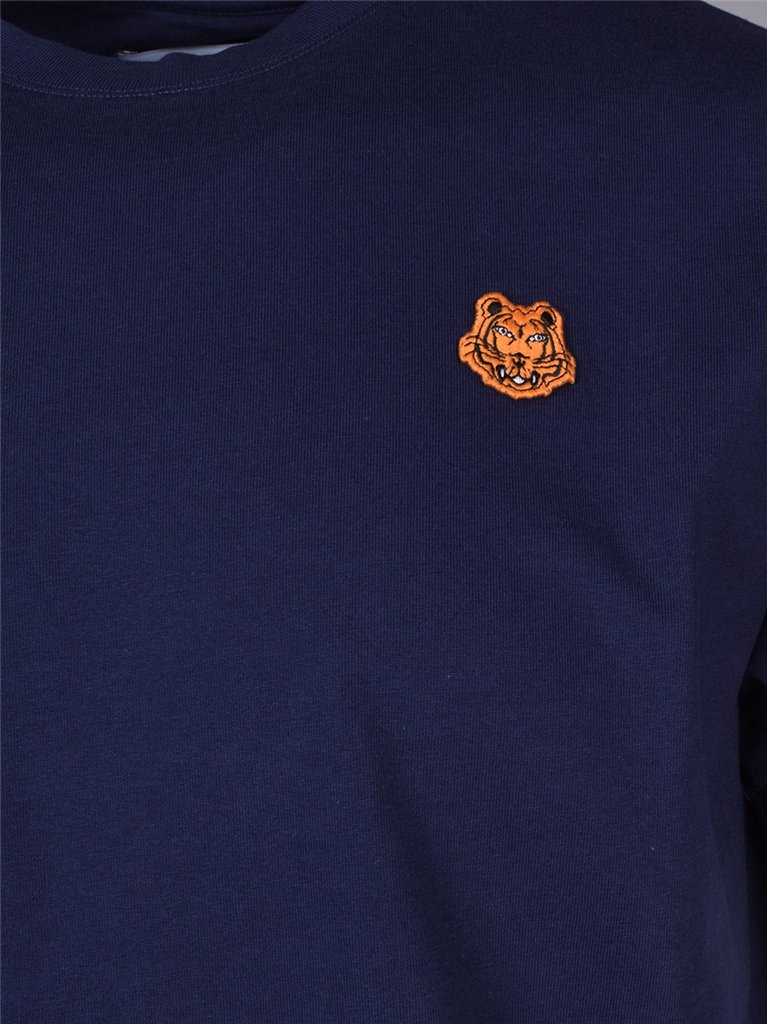 티셔츠 T-shirt logo brodé Kenzo 파란색 Homme