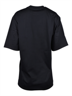 Sudaderas T-shirt logo lamé MSGM Negro Femme