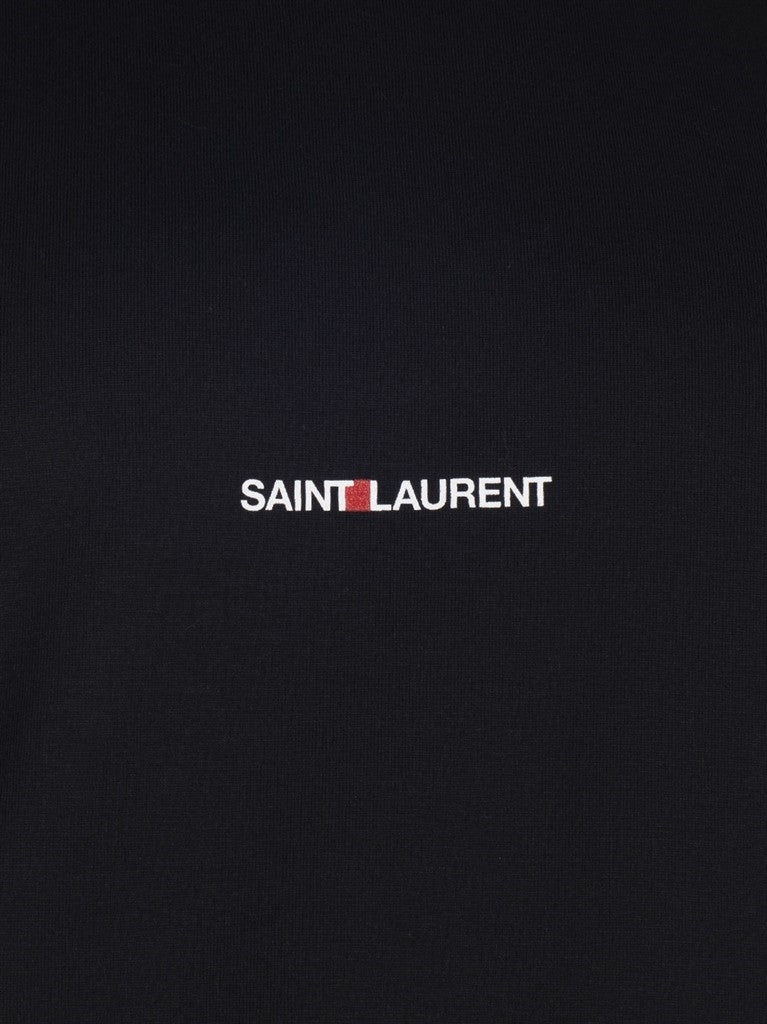 티셔츠 로고 티셔츠 Saint Laurent 검은색 Homme