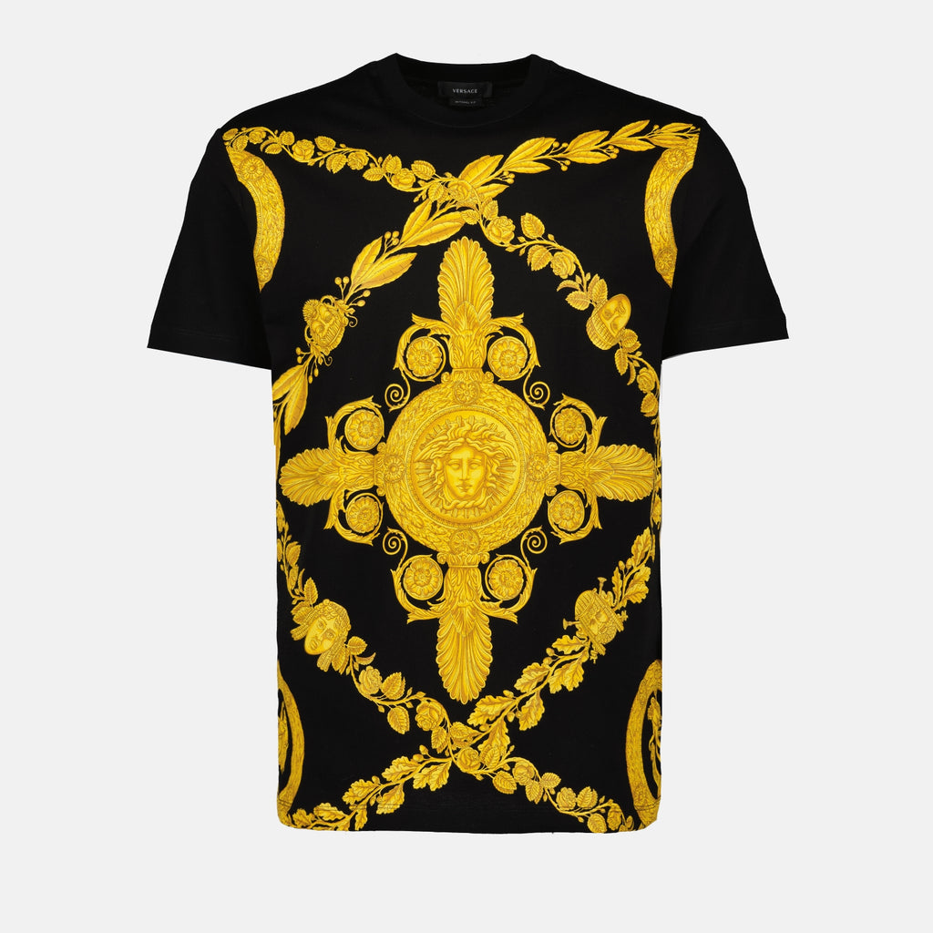 T-shirt T-shirt Maschera baroque Versace Nero Homme
