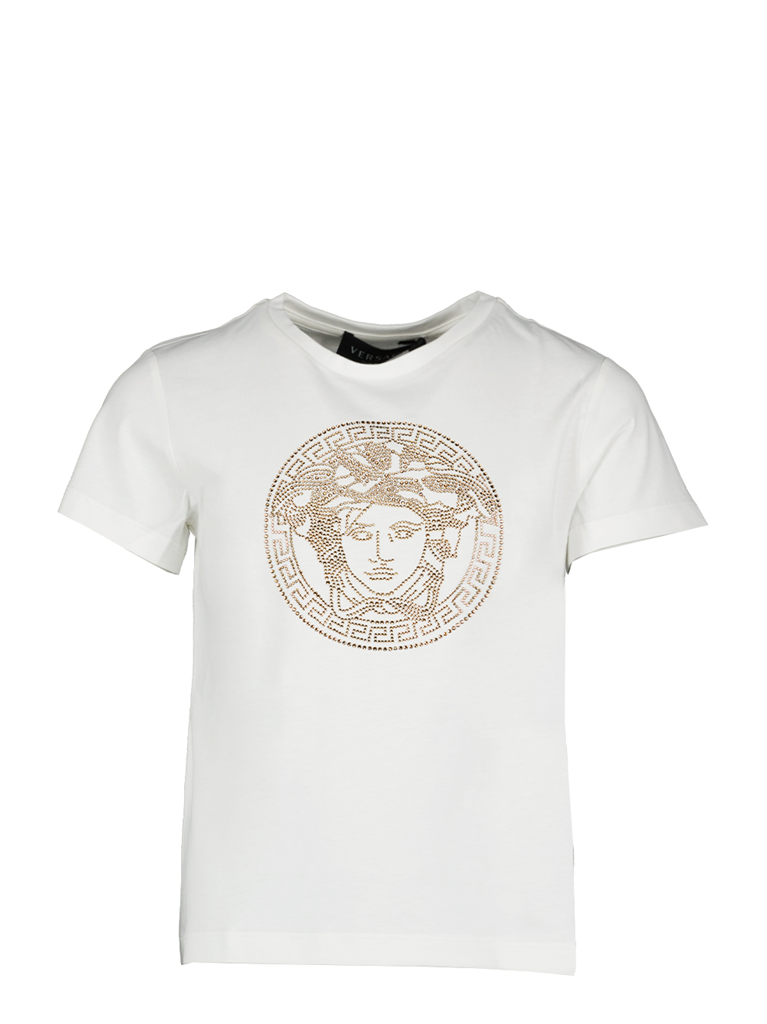 Vêtements T-shirt Medusa Versace Blanc Enfants