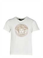 Vêtements T-shirt Medusa Versace Blanc Enfants