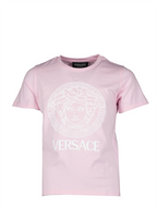 Bekleidung T-shirt Medusa Greca Versace Rosa Kinder