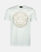 T-shirts T-shirt Medusa strass Versace Blanc Homme
