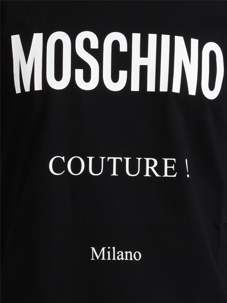 T-shirt T-shirt Moschino Couture Milano Moschino Nero Homme