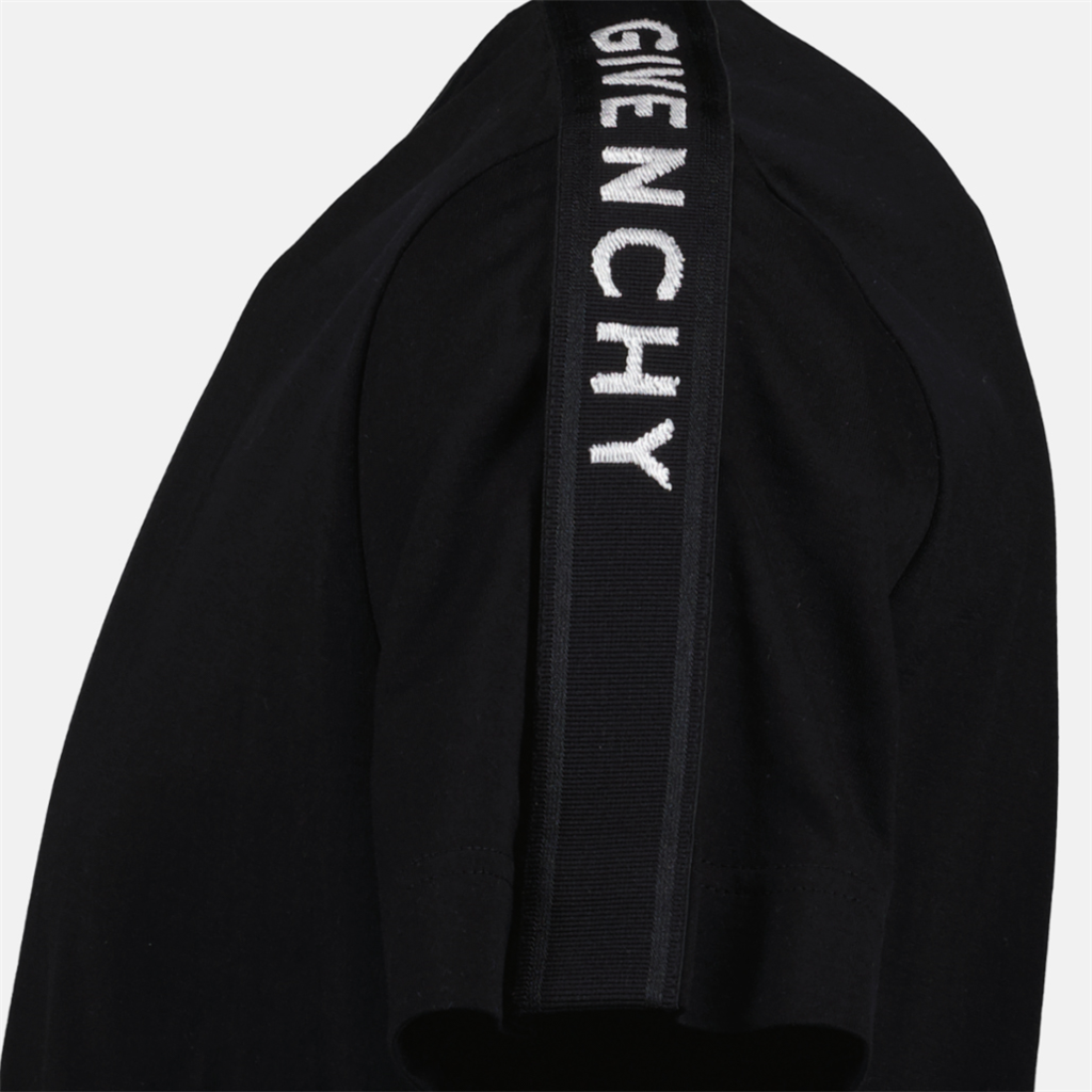 Tシャツ バンドロゴTシャツ Givenchy 黒 男