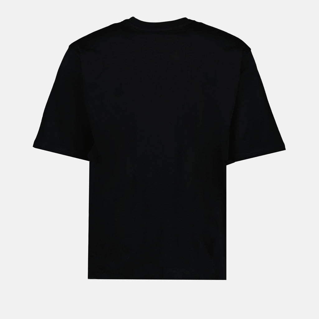 티셔츠 T-shirt à logo brodé Moschino 검은색 Homme