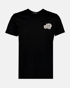 Camisetas T-shirt à logo double Moncler Preto Homme