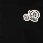 Camisetas T-shirt à logo double Moncler Preto Homme