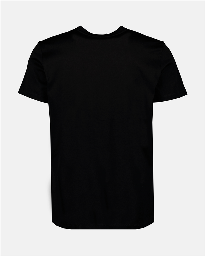 Camisetas T-shirt à logo double Moncler Preto Homme